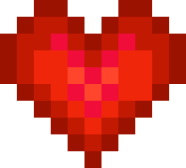 app icon - red pixel heart